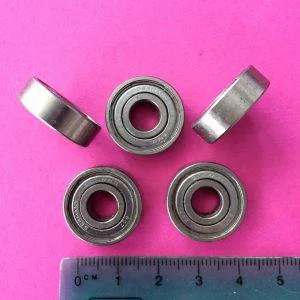 CUSCINETTO DIA 19MM FORO 6,9MM SPESSORE 6MM MADE IN GERMANY GMN 607 ACCIAIO