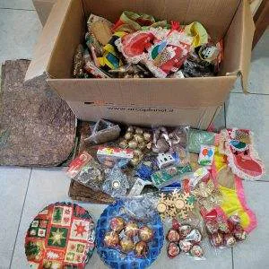 BN1 LOTTO NATALE DECORAZIONI IDEA RIVENDITA ACCESSORI NATALIZIO CHRISTMAS