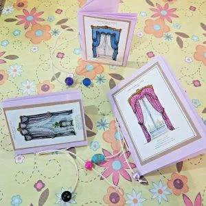 q3) Hope Infinity Set 3 MIni Memo Notes Notebooks Hand Made artigianato regalo