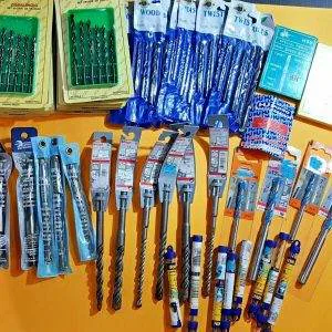 LOTTO PUNTE TRAPANO FERRAMENTA RIVENDITA STOCK BOSCH HAWERA EINHELL IRWIN