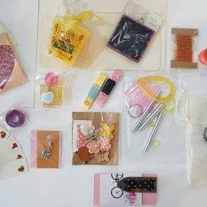 GIFT PACK 4 SET CANDELA PROFUMI REGALI SCRAPBOOKING HANDMADE acchiappasogni