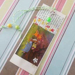 Hope Infinity w03 segnalibro Winnie Pooh Hand Made bookmark scrapbooking card