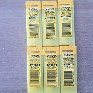 LOTTO STOCK 6 CONF. DA 10 LAME RICAMBIO OLFA MOD- AB-10091511500516