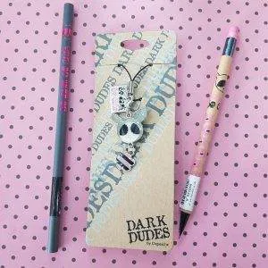 DK1) set Dark Dudes by Depesche ciondolo matita portamine So Dark So Cute raro