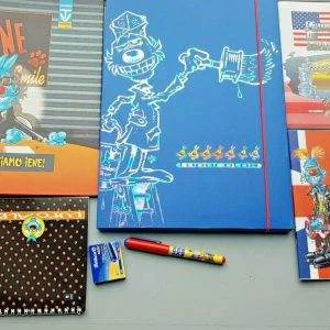 V88 LUPO ALBERTO   Lotto scuola cartoleria cancelleria IDEA REGALO