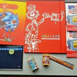 V89 LUPO ALBERTO  Lotto scuola cartoleria cancelleria IDEA REGALO