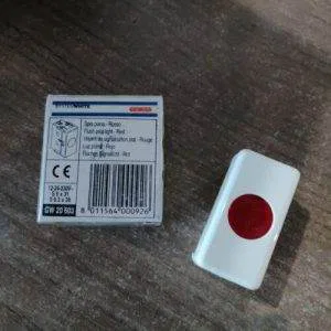 GEWISS SYSTEM GW 20603 bianco spia piana Rosso 8011564000926