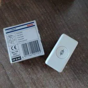 GEWISS SYSTEM GW 20401 bianco portafusibile white 8011564001145