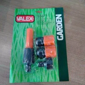 Valex Lancia A Getto Regolabile Kit Raccordi Garden Acquastop Innesto Giardino