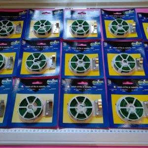 Lotto Stock Rotolo Filo Metallo Bobina Giardinaggio Hobby