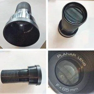 OBIETTIVO DIAPROIETTORE PLANAR LENS F = 85 MM NUOVO