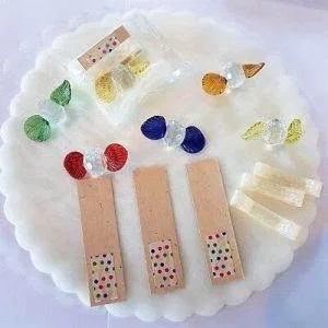 stock BOMBONIERE BIMBA BIMBO BATTESIMO COMUNIONE BABY SHOWER caramelle vetro