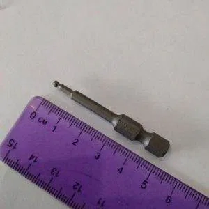 Cod.Sw2.5es) Inserto esagonale arrotondato SW 2,5 lunghezza 50mm