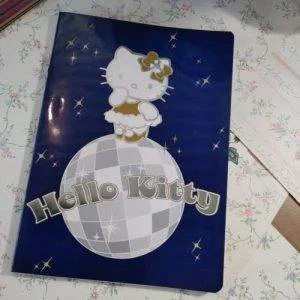 Hello Kitty Quaderno A5 Quadretti 5mm Raro da Collezione Sanrio Cartorama Blu