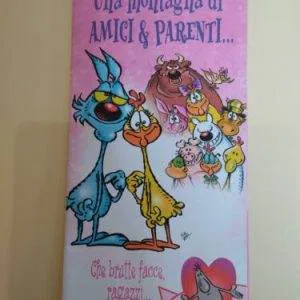 1 pz LUPO ALBERTO BIGLIETTO AUGURI MaXi poster (amici & parenti) CARTOLERIA