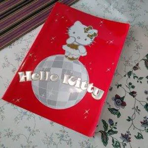 Hello Kitty Quaderno A5 Quadretti 5mm Raro da Collezione Sanrio Cartorama Rosso