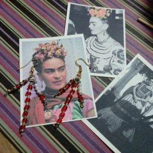 Frida Orecchini Frida Kahlo Inspired (FK15 Etnico Bohemian Vetro Swarovski Gipsy