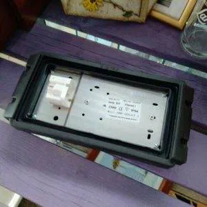 Arealite Struttura Applique Esterno Kit Nero Senza Vetro G24 Fuori Produzione