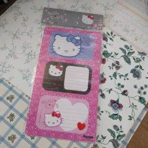 Hello Kitty  Etichette Adesive Stickers Raro Collezione Sanrio Cartorama Rosa