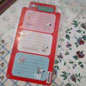 Snoopy Peanuts Etichette Adesive Stickers Raro Collezione Sanrio Seven
