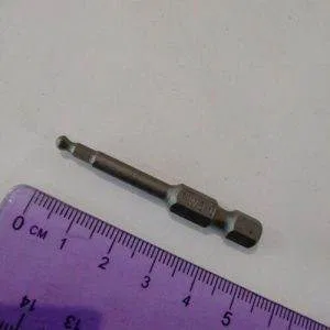 Cod.Sw3es) Inserto esagonale arrotondato SW3 lunghezza 50mm