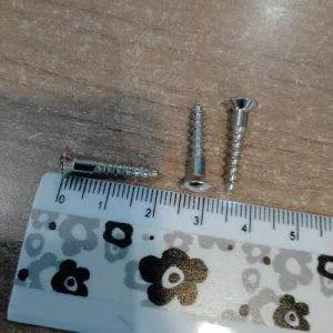 WF23) Viti x Legno Restauro Mobili 2cm Diam.3,5 mm bombate taglio 50pz