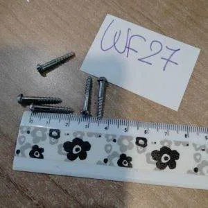 WF27) Viti x Legno Restauro Mobili 2 cm Diam.3 mm bombate taglio 50pz