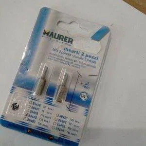 MAUER 2pz Inserto TORX T15  lunghezza 25mm 89489