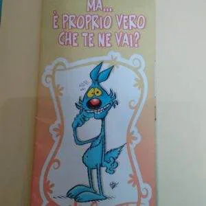 1 pz LUPO ALBERTO BIGLIETTO AUGURI MaXi poster (ma è proprio vero...) CARTOLERIA