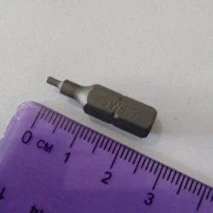 (cod.essw1.5) Inserto esagonale SW 1,5 lunghezza 25mm