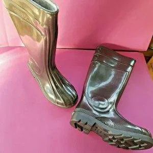 STIVALI GOMMA LAMINA PUNTA ANTI INFORTUNIO LAVORO 37 NERO ZECCHIN EN 345  ITALY