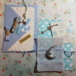 HOPE INFINITY hand made CELTICA 01 ciondolo luna paper bag nastri biglietto