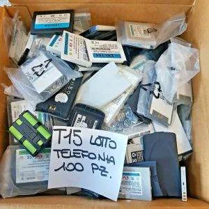 T15 LOTTO ACCESSORI TELEFONIA BATTERIE NUOVE COMPATIBILI CELLULARI PHONE