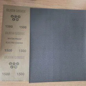 1 FOGLIO CARTA ABRASIVA 1500 WATERPROOF PROFESSIONAL SILICON CARBIDE
