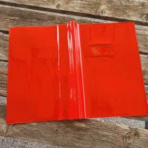 COPRIQUADERNO copertina quadernone maxi ROSSO  copri quaderno A4 SCUOLA