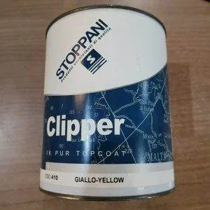 STOPPANI CLIPPER 1K PUR TOPCOAT GIALLO YELLOW 750ML SMALTO NAUTICA