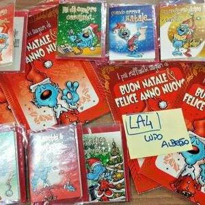 LA4 LOTTO LUPO ALBERTO BIGLIETTI AUGURI NATALE MIX IDEA REGALO BIEMBI CARTOLERIA