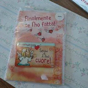 Biglietto Auguri Amore Cuore Ti Amo Angelo Custode Crems Card