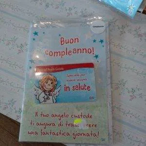 Biglietto Auguri Buon Compleanno Salute Angelo Custode Crems Card