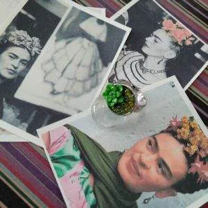 Frida Anello Hand Made Verde Artigianato Regolabile Frida Kahlo Inspired (FK1)