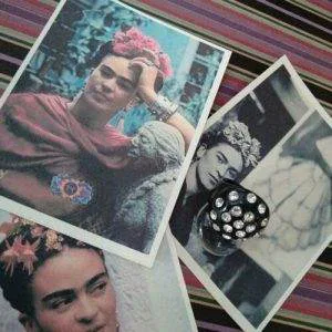 Frida Anello Nero Strass  Mis.16 Mm Frida Kahlo Inspired (FK7) Etnico