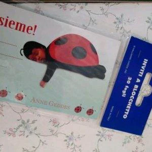 Anne Geddes Hallmark Inviti A Blocchetto 20 Fogli Coccinella