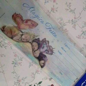 Anne Geddes Hallmark Inviti A Blocchetto 20 Fogli Fatine Fairies Fairy