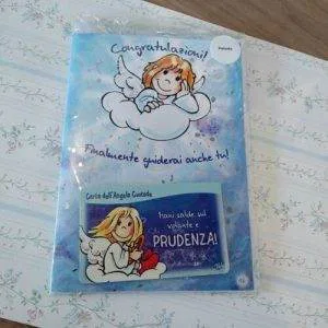 Biglietto Auguri Patente Congratulazioni Angelo Custode Crems