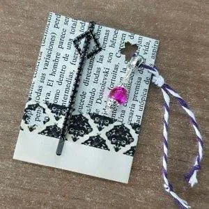 Hope Infinity molletta capelli charm segnalibro hand made idea regalo (cod.01)