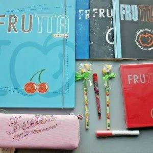 V46 FRUTTA  stock lotto scuola cartoleria cancelleria IDEA REGALO