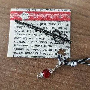 Hope Infinity molletta capelli charm segnalibro hand made idea regalo (cod.02)