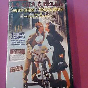 VHS la vita e' bella Roberto Benigni Oscar nuova originale sigillata offerta