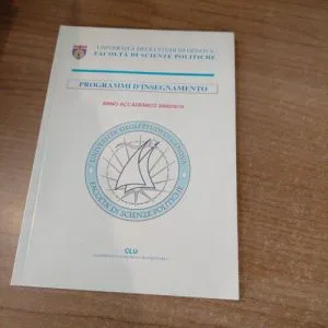 D) Programmi D'insegnamento Anno Accademico 2009/2010 Università Genova