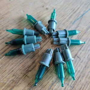 Ricambi luci pisellino Natale presepe pisellini 10 pz giocoplast verde